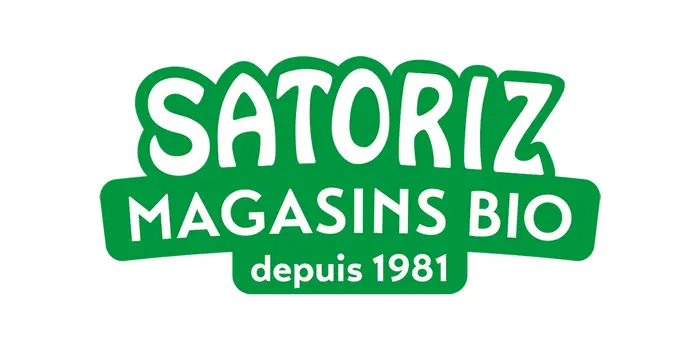 Logo Satoriz blanc fond vert