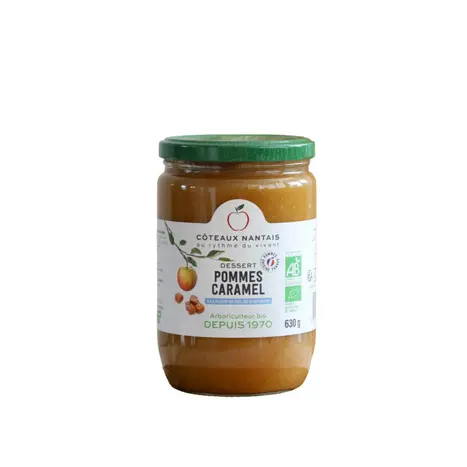 Dessert pommes caramel des Côteaux nantais