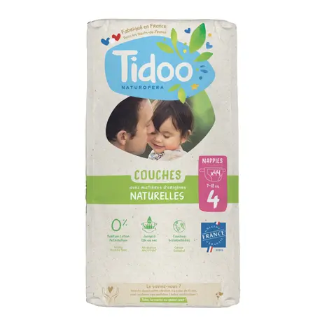 Couches avec matières naturelles de Tidoo
