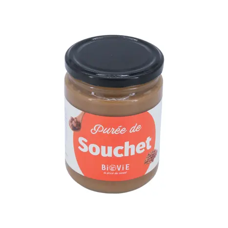 Biovie innove avec une purée 100 % souchet (14,90 € les 450 g), un tubercule consommé depuis l'Égypte antique et prisé en Afrique et en Espag