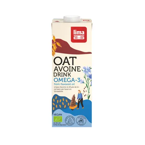Lait d'avoine omega 3 de Lima