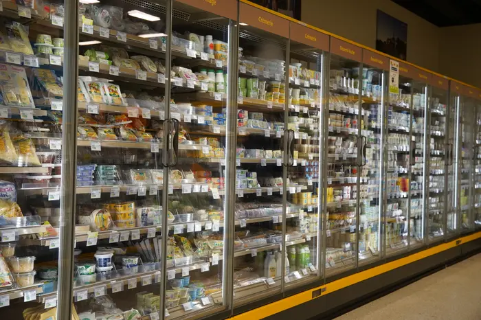 Meuble froid magasin bio