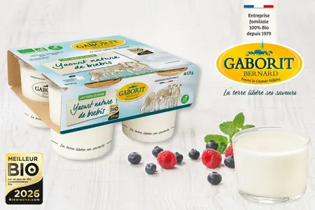 GABORIT YAOURT NATURE DE BREBIS