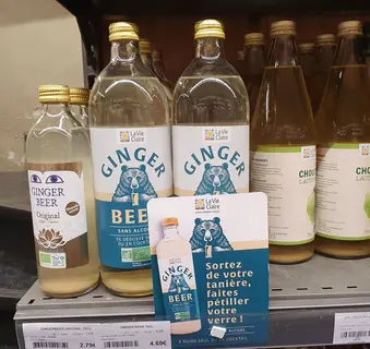 Ginger beer bio La Vie Claire - Crédit Circuits Bio