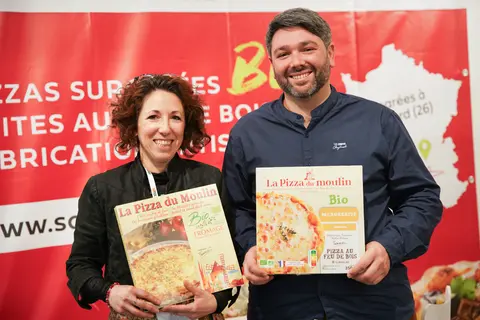 Alexandrine et Enzo Magno, les gérants de la PME drômoise lors de Natexpo 2025.