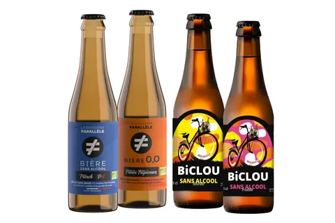 Les deux brasseurs Biclou (Moulins d'Ascq) et Brasserie Parallèle comptent chacun une recette fruitée dans leur catalogue de nouveautés en ce débu