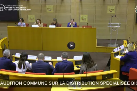 Commission d'enquête Sénat distributeurs bio