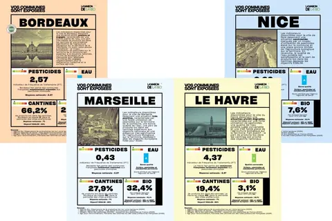 Campagne la maison de la bio commune exposée