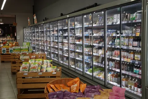 Meuble froid magasin bio