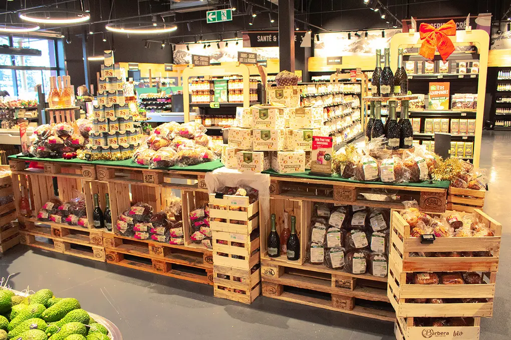 Le commerce aligne 5 500 références bio.